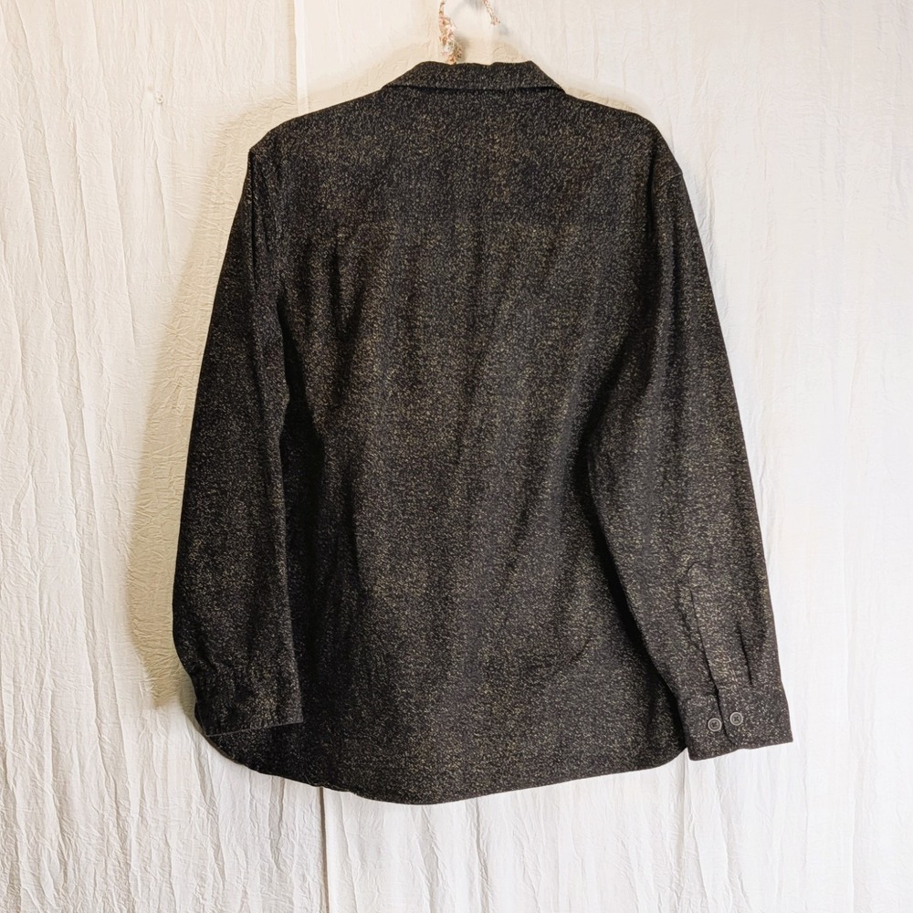 Freedom Foundry Dark Heather Fleece Shirt Jacket XL Cozy Soft Classic Shacket - Picture 2 of 8